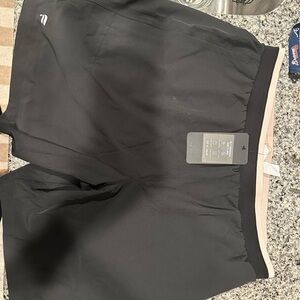 Fabletics shorts black with pink top size xl brand new with tags